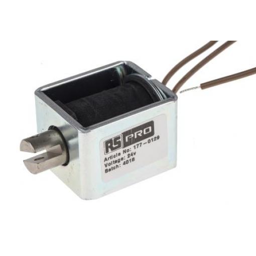 RS PRO Lineární solenoid, řada: DC - D Frame 44 mm 32mm 38 mm