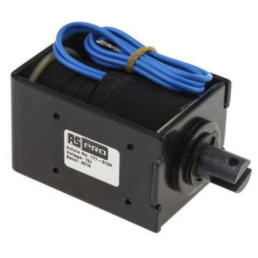 RS PRO Lineární solenoid, řada: DC - D Frame 84 mm 52mm 58 mm