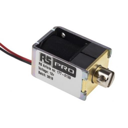 RS PRO Lineární solenoid, řada: DC - D Frame