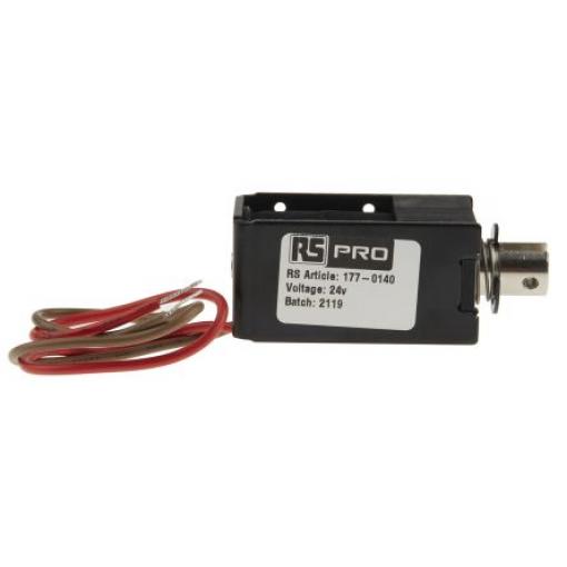 RS PRO Lineární solenoid, řada: DC - D Frame