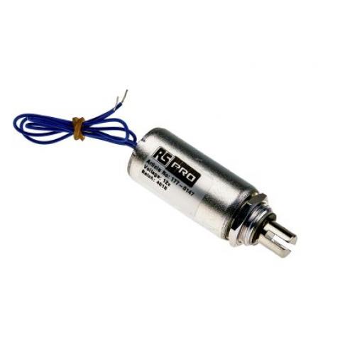 RS PRO Lineární solenoid, řada: DC - D Frame 50.8 mm