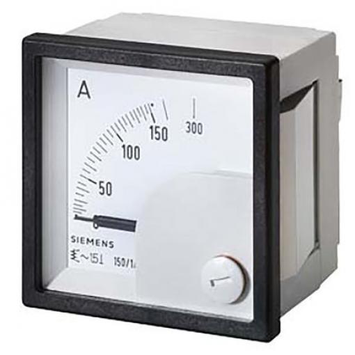 Analogový panelový ampérmetr 3NJ6900-4HH21, řada: 3NJ6900 300 A St. Pohyblivé železné jádro Siemens