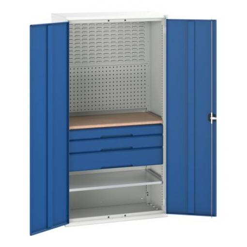 Skříň s přihrádkami 2dveřová 3, Ocel uzamykatelná Stojící na podlaze Bott 2 m 1.05 m 550 mm