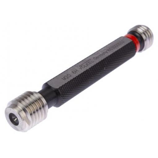 Volkel M20 x 2.5 Válečkový kalibr Vlákno zástrčky 2.5 mm