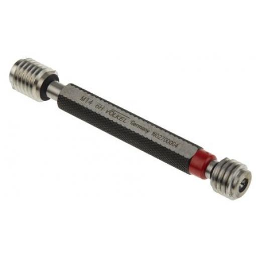 Volkel M14 x 2 Válečkový kalibr Vlákno zástrčky 2 mm
