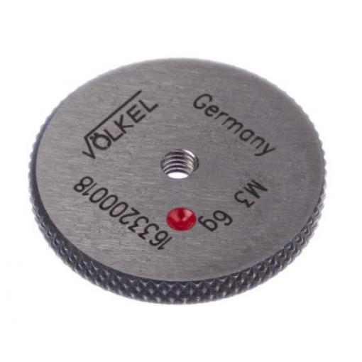 Volkel M3 x 0.5 Kroužkový kalibr Kroužek 0.5 mm