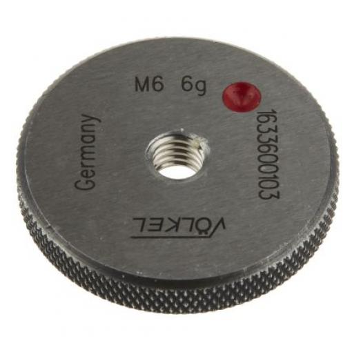 Volkel M6 x 1 Kroužkový kalibr Kroužek 1 mm