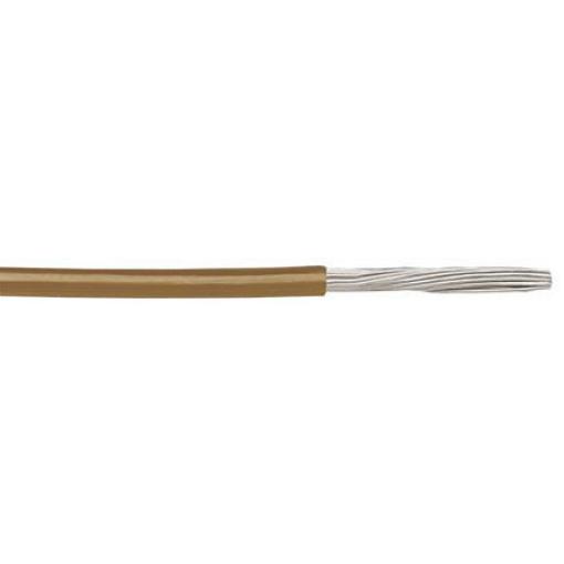Elektroinstalační vodiče PTFE, řada: 5854/7, typ kabelu: Teflonová izolace (TFE), prameny vodičů: 7, Hnědá, 600V 30 m 24