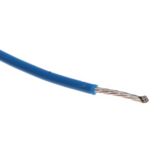 Zapojovací vodič plocha průřezu 0.23 mm², prameny vodičů: 7/0,20 mm, Modrá, 600 V 30m 24 AWG Alpha Wire UL1213