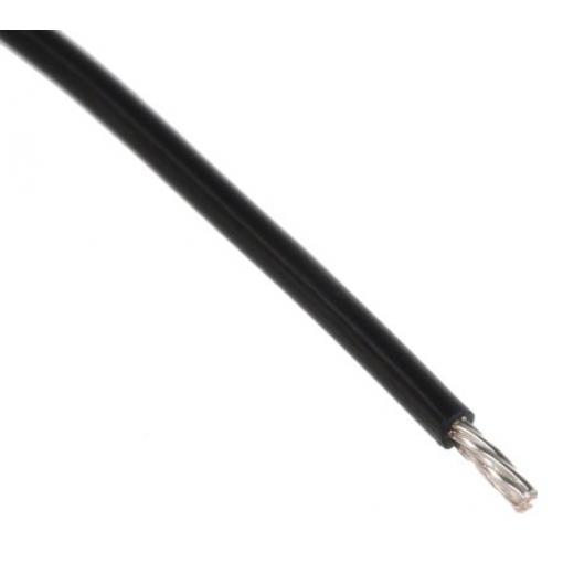 prameny vodičů: 7 Polytetrafluorethylén Alpha Wire 5855/7 BK005