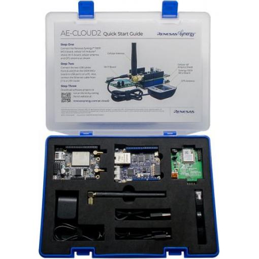 Vývojová sada mikrokontroléru, S5D9, ARM, MCU, ARM Cortex M4, Synergy AE-CLOUD2 4G/LTE IoT Cellular, Vývojová sada