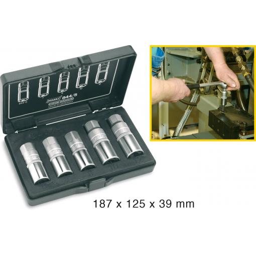 Hazet 844/5 5dílná Stehbolzenausdreher-Satz. 12,5 mm (1/2)