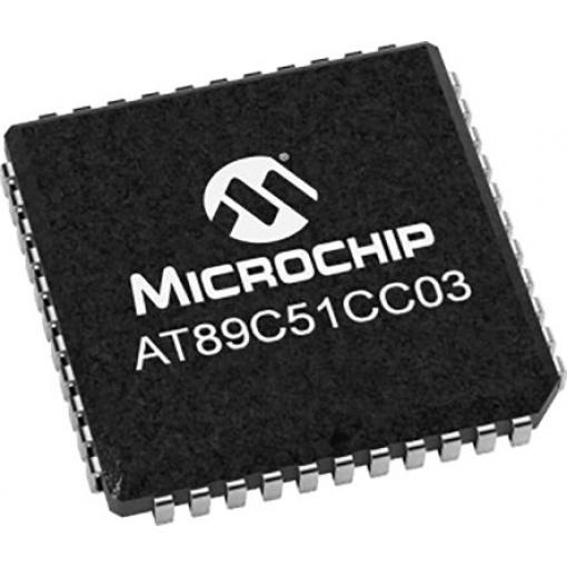 Microchip Mikrokontrolér AT89C51CC03CA-SLSUM 8 bit CPU, 8 bitů 60 MHz 64kB Blesk 256 bit RAM, počet kolíků: 44 kolíkový,