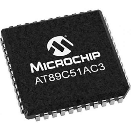 Microchip Mikrokontrolér AT89C51AC3-S3SUM 8 bit CPU, 8 bitů 60 MHz 64kB Blesk 256 bit RAM, počet kolíků: 52 kolíkový,