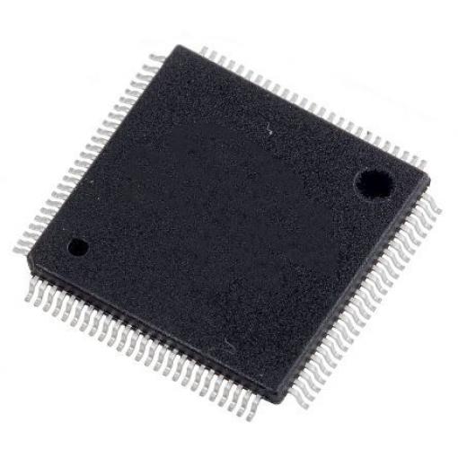 Microchip Mikrokontrolér AT91SAM7XC512B-AU 32 bit ARM 55 MHz 512kB Blesk 128 kB RAM, počet kolíků: 100 kolíkový, LQFP