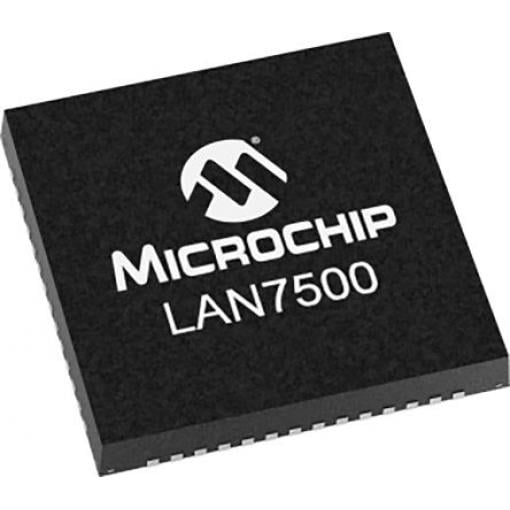 Microchip Ovladač USB na ethernet LAN7500I-ABZJ 1000 Mbps 3.3 V USB, počet kolíků: 56 kolíkový 3.3 V, QFN