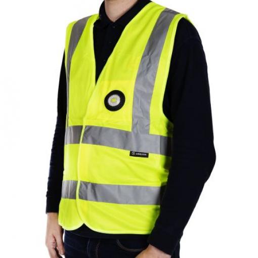 Unilite Oranžová, Žlutá Reflexní vesta XL