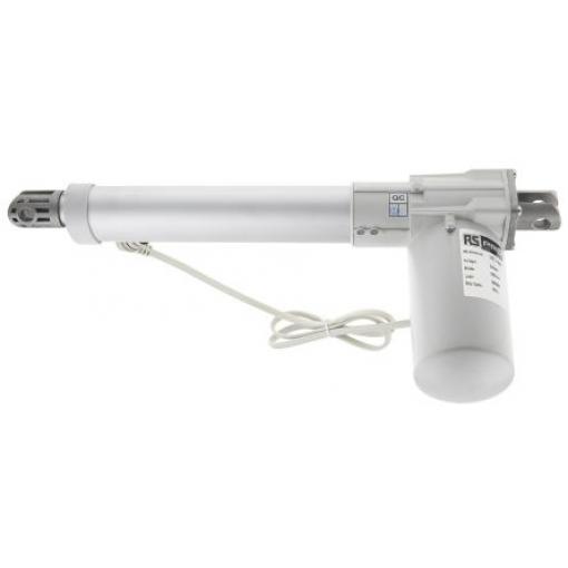 RS PRO Elektrický lineární aktuátor 200 mm 24 V dc, zatížení: 3000N 11mm/s, cyclus: 10 %, IP54