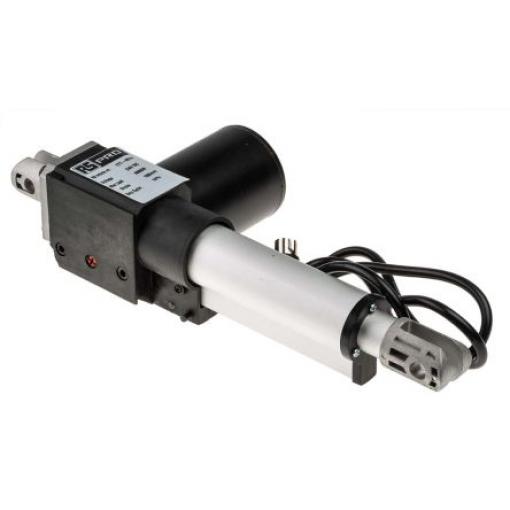 RS PRO Elektrický lineární aktuátor 100 mm 24 V dc, zatížení: 6000N 4.2mm/s, IP42