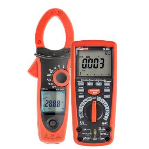 Tester izolace Tester izolace 125 V 1000 V, číslo modelu: IPM245F RS PRO, úroveň kategorie: CAT III, KAT IV