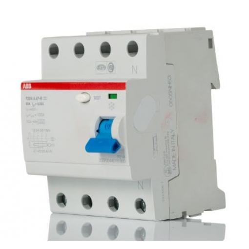 Jistič zbytkového proudu 4pólový Typ A 80 A 30 mA ABB AP-R F200 F200 CE, IEC EN 61008, RoHS