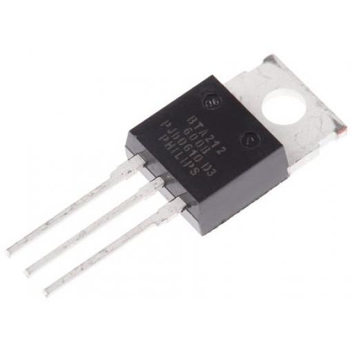 WeEn Semiconductors Co., Ltd Průchozí otvor Triak BTA212-600B,127 600 V 12 A zapínací napětí 1.5 V 50 mA, TO-220, počet