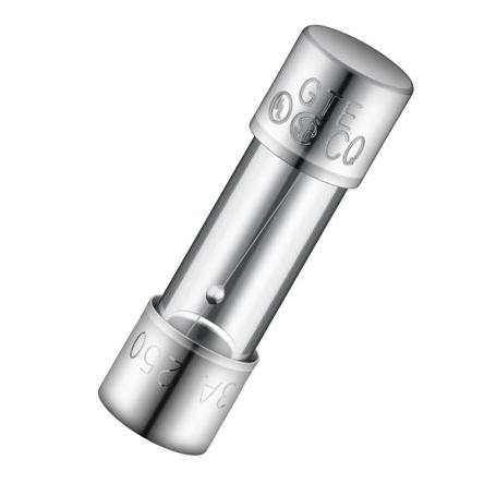 Kazetová pojistka 3A T 5 x 20 mm RS PRO Sklo 250V ac