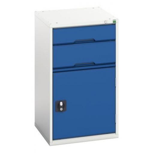 Zásuvková jednotka 2 Šedá Ocel 900 mm x 525 mm x 550 mm Bott