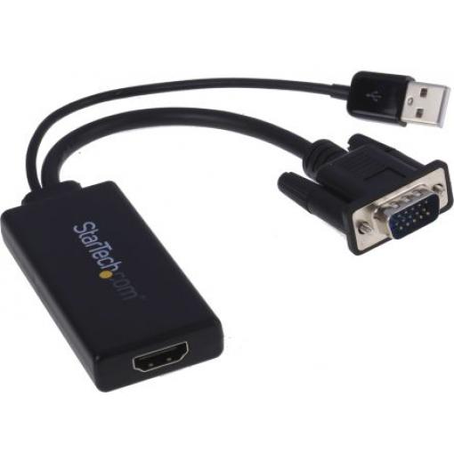 StarTech.com Převodník videa 1 VGA HDMI 260 mm 1920 x 1080 pixel