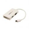StarTech.com Adaptér 3 Mini DisplayPort DVI, VGA, HDMI 150 mm 1920 x 1200 pixel
