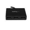 Adaptér 3portový, video připojení: Display Port 4 k 1, 3portový rozbočovač DisplayPort MST pro více monitorů 3