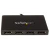 Adaptér, DisplayPort 4portový, video připojení: Display Port 3840 x 2160 pixel 1 4 StarTech.com