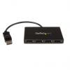 Adaptér, DisplayPort 4portový, video připojení: Display Port 3840 x 2160 pixel 1 4 StarTech.com