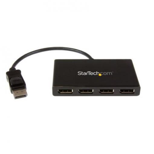 Adaptér, DisplayPort 4portový, video připojení: Display Port 3840 x 2160 pixel 1 4 StarTech.com