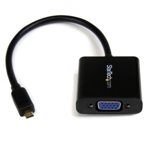 StarTech.com Adaptér 1 Micro HDMI VGA 255 mm 1920 x 1080 pixel