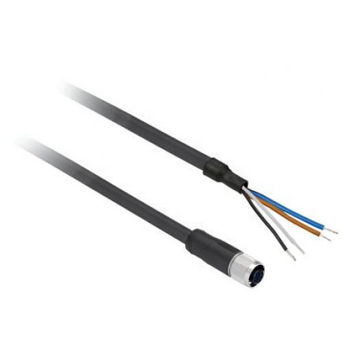 Kulatý konektor 4, 250 V ac, 300V dc, IP65, IP67, řada: General Purpose Telemecanique Sensors 2 m