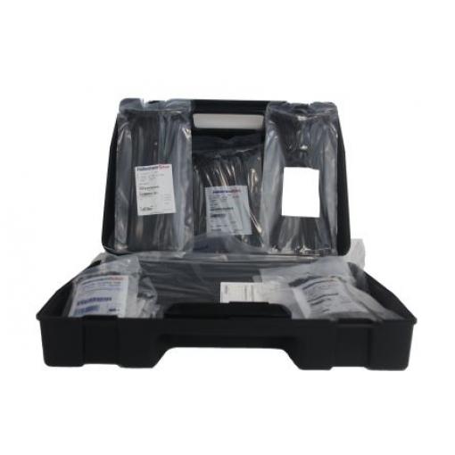 CABLE TIE KIT BLACK LARGE Nylon 66 HellermannTyton