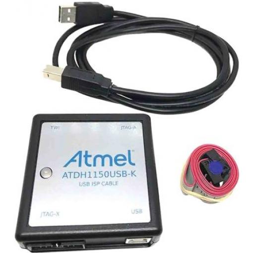 Příslušenství vývojové sady KABEL USB ISP, pro použití s: Programovatelná logická zařízení řady ATF15xx ATDH1150USB