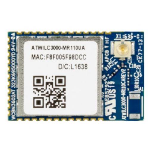 WiFi modul ATWILC3000-MR110CA 3.6 V WPA, WEP, WPA2 Microchip IEEE 802.11 b/g/n