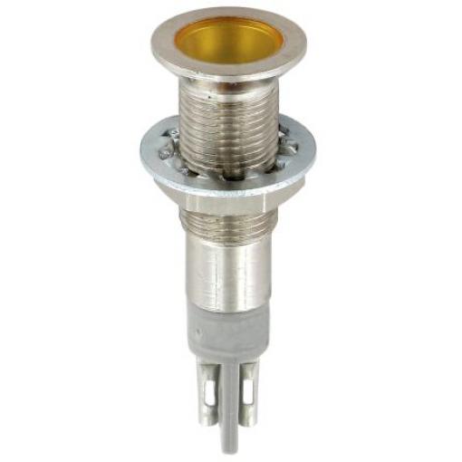 Indikátor, řada: 194 Žlutá Pájecí plíšek Sloan 2.2V dc 6.4 mm, IP68