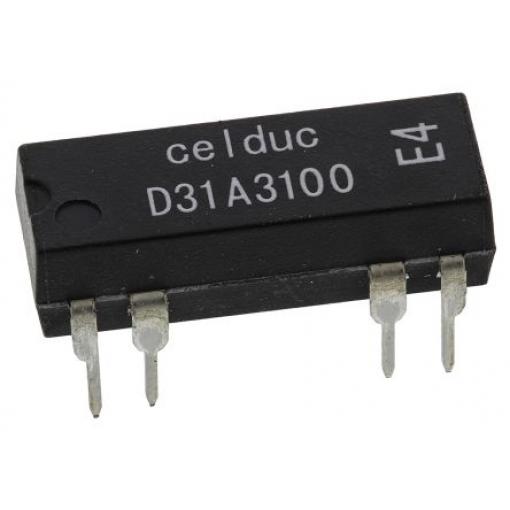 Celduc Reedové relé Montáž na plošný spoj SPST 5 V dc 0.5 A 500 Ω