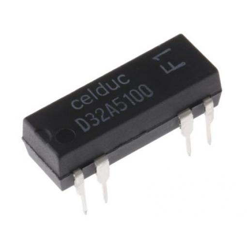 Celduc Reedové relé Montáž na plošný spoj DPST 12 V 0.5 A 500 Ω