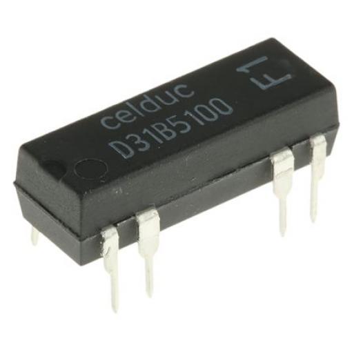 Celduc Reedové relé Montáž na plošný spoj SPNC 12 V dc 0.5 A 1000 Ω