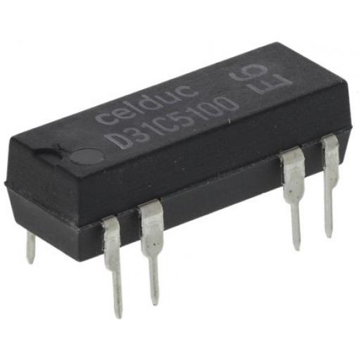 Celduc Reedové relé Montáž na plošný spoj SPDT 12 V 0.25 A 500 Ω