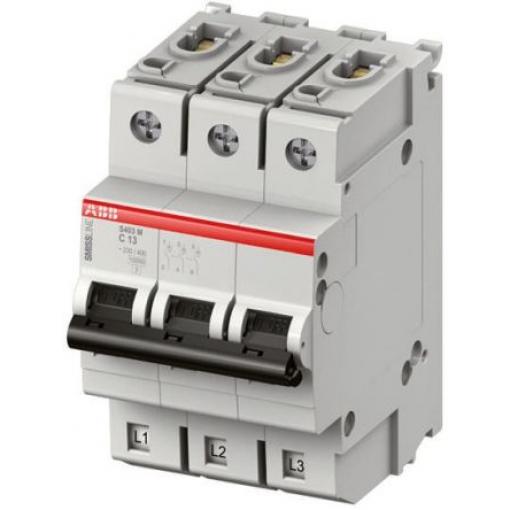 ABB Miniaturní jistič, rozsah: S400M 1pólový 50 A vypínací výkon 10 kA, charakteristika: Typ C, rozsah: SMISSLINE TP 400