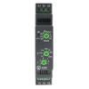 RS PRO Časovací relé Lišta DIN SPDT 1kontaktové 12 to 230 V dc 12 V ac, 240 V ac Multifunkční funkce Šroub 0.1 s to 100