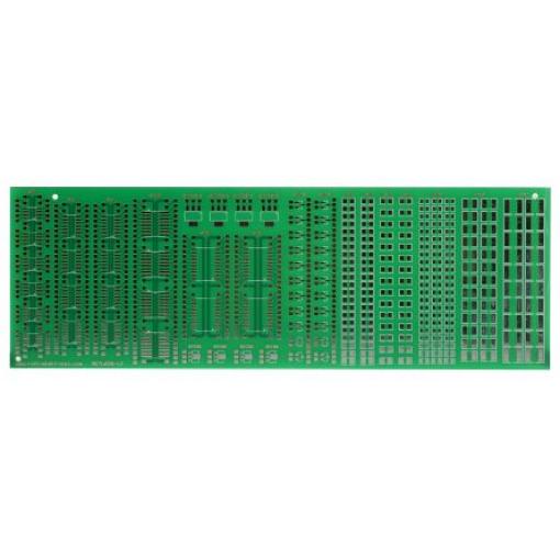 Deska pro nácvik pájení SMD RE716001-LF oboustranná FR4 FR4 pro 11 typů součástek součástek 213 x 72 x 1.5mm
