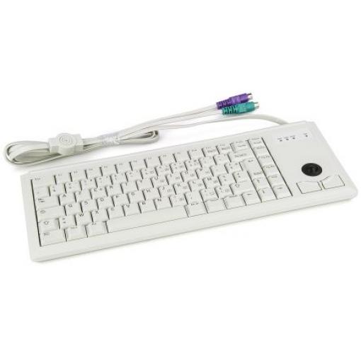 Kabelový Kompaktní AZERTY normální klávesy 84 x 370mm Cherry