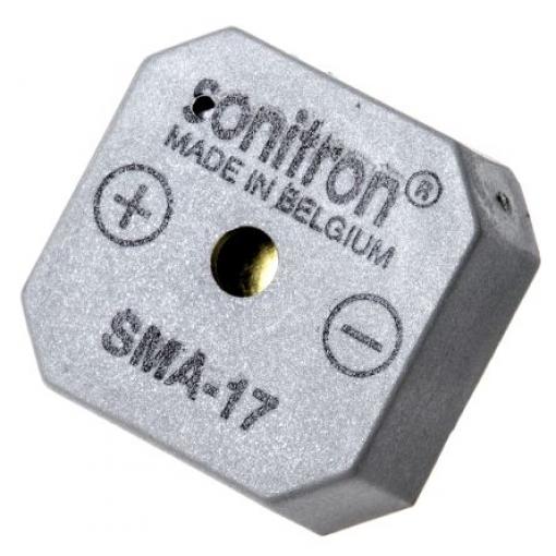 Bzučák 24 V dc 1.5 V dc 82 dB, Průchozí otvor 8.5 mm Nepřetržité Interní 17.5 mm Sonitron