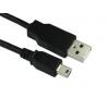 RS PRO Kabel USB do zásuvky IC Vnější, A: USB typu A, 200 mm Vnější, Černá, B: Micro USB typ B